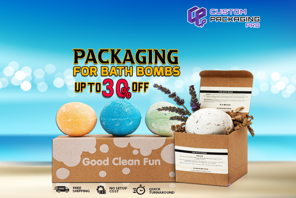 Packaging for Bath Bombs Gives Luxurious Sensation